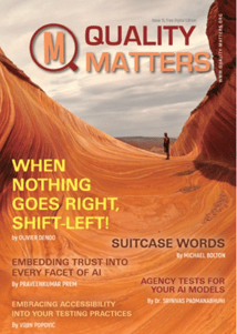 Magazine cover Quality Matters